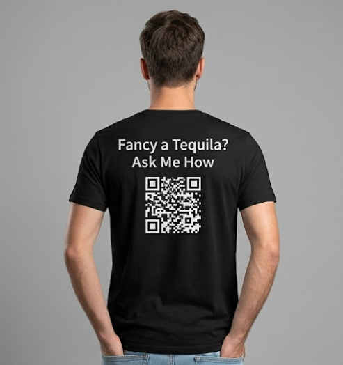 Fancy a Tequila? Ask Me How  — Playera LinkUp Wear